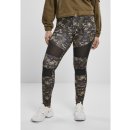 Dámske legíny Urban Classics dámské maskáčové legíny Ladies Camo Tech Mesh leggings wood digital camo