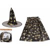 Wiky Set karneval - čarodejnica (klobúk, plášť) WKW027547