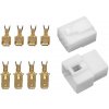 Spojovací konektor FASTON 6,3 mm [10 ks] Počet pinov: 4 piny