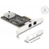 Delock PCI Express x2 karta na 2 x RJ45 5 Gigabit LAN (81261)