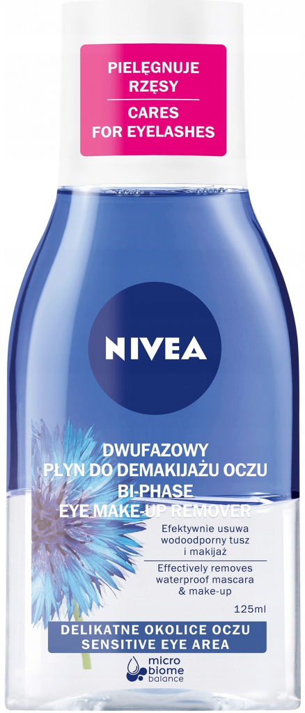 Nivea Visage dvojfázový vodeodolný odličovač očných partií 125 ml