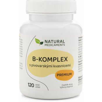 Natural Medicaments B-komplex s piv.kvas. 120 tabliet