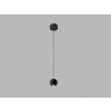LED2 3490733D Závesné svietidlo OCCO LED 5W, 3000K, 400lm, IP20, čierna, DALI/PUSH