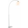GLOBO 58227 NEWCASTLE stojaca lampa V1960mm 1xE27 mramor, matný nikel, biela