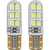 LED žiarovky STANDARD T10 W5W 12xSMD 2835 12V Silca