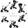 QPLAY Trojkolka Elite Platinum Black, 6 v 1, vek 10-72 mesiacov T10-Z-black