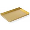 Hendi 808559 Cukrárska tácka na vystavenie produktov 30x20x2 cm zlatá