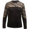 Fresh Trash MEN'S ESCAPE MERINO LONG SLEEVE TEE BLACK/BRUSH Veľkosť: S tričko