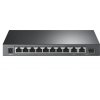 TP-Link CCTV switch TL-SG1210PP (9xGbE,1xGbE/SFP combo uplink, 1xGbE uplink, 6xPoE+,2xPoE++,123W, fanless)