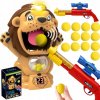 Kik strieľajúca sada pištoľ na penové loptičky s terčom v tvare leva