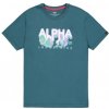 Alpha Industries Nebula T tričko pánske Force Green Farba: zelená, Veľkosť: XL