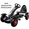 Mamido Detská šliapací motokára formula 01 čierna