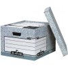 Fellowes BANKERS BOX Archívna krabica veľká sivá/biela 38 x 28,7 x 43 cm