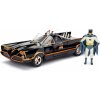 Autíčko Batman 1966 Classic Batmobile Jada kovové s otvárateľnými dverami a figúrkou Batmana dĺžka 22 cm 1:24