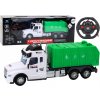 mamido Diaľkovo ovládané RC smetiarske auto zelené so svetlami a zvukmi