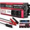 AUTOMOBILOVÝ MENIČ NAPÄTIA S LCD DISPLEJOM 12V 230V 500W 1000W + 4x USB