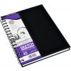 Daler Rowney Simply Sketch Book Simply A5 100 g Black Skicár