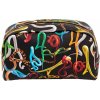 Seletti Kozmetická taška TOILETPAPER SNAKES 23 x 13 cm, čierna