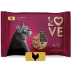 My Love SET kapsičky pre mačky s kuracím mäsom v jemnej omáčke 4 x 85 g (2367)