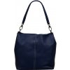 NovaKabelka.sk Fiora Blu kožená talianska kabelka modrá
