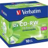 VERBATIM CD-RW(10-Pack)Jewel/High Speed/8x-12x/DLP/700MB