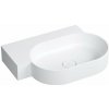 Omnires Ovo M+ umývadlo 64x44 cm rohový klasické umývadlo-pultové umývadlo biela OVO645UWLBM