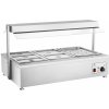 Royal Catering Bain Marie - 6 gastronádob - s nadstavcom na mäso RCBM-6D