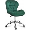 Zelené velúrové kreslo Mark Adler FUTURE 3.0 GREEN VELUR, FUTURE 3.0 GREEN VELUR SKL5