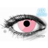 Lucifer Crazy šošovky - nedioptrické - GLOW PINK UV svietiace (2 šošovky)