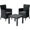 ALLIBERT SALVADOR BALCONY SET antracit/sivá (221307) - set záhradného nábytku