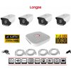 4 IP kamerový set - 4MP IR 40m Longse - S 2000Gb HDD