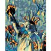 ZUTY Maľovanie podľa čísel ABSTRAKTNÁ SOCHA SLOBODY Rámovanie vypnuté plátno na rám Rozmer 80x100 cm
