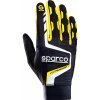 Sparco Hypergrip+ Sim Racing gamingové rukavice, farba čierno-žltá, veľkosť 8