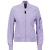 Alpha Industries dámska bunda MA-1 VF LW Wmn pale violet Farba: fialová, Veľkosti dámske: XS