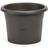 Plastia Samozavlažovací kvetináč Narza 25 cm Antracit