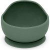 Petite & Mars Miska silikónová s prísavkou Misty Green 6m+ 350 ml