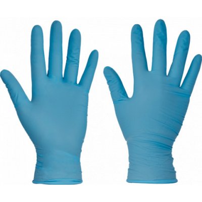 ČERVA Jednorázové nitrilové rukavice BARBARY- 100ks v balení, Veľkosť rukavíc 7"