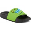 Coqui Ruki Detské papuče 6383 Black/Lime 24/25