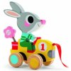 Djeco ťahacia hračka Zajačik vo formule