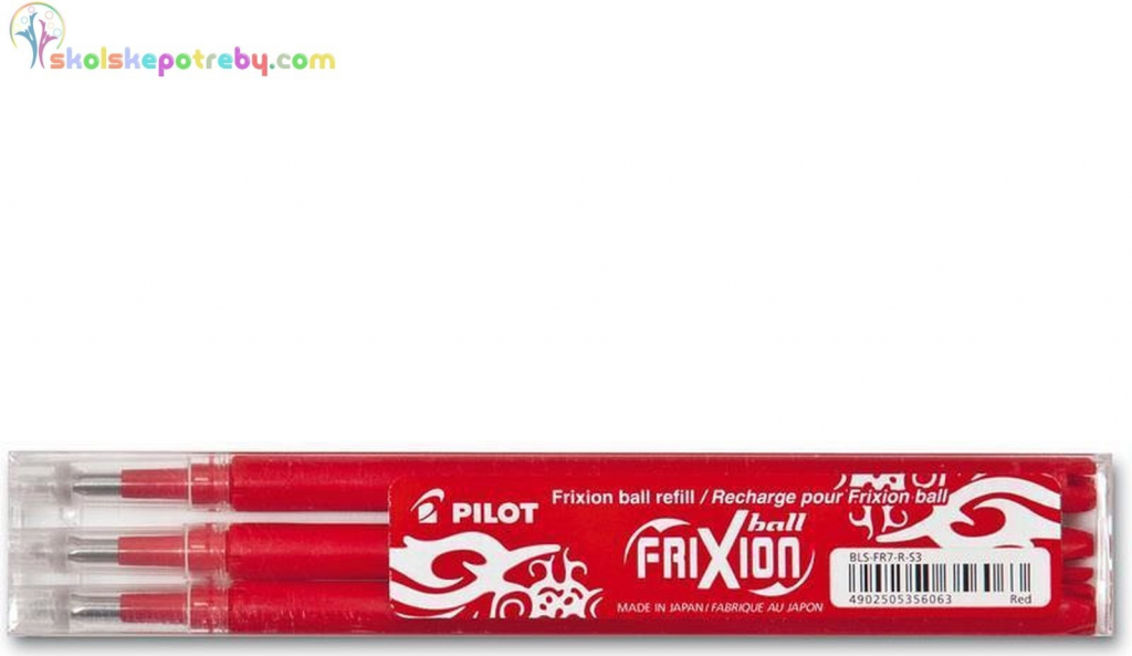 Pilot Náplň do pera 0,7mm Frixion 2067 3 ks červená