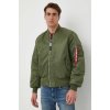 Obojstranná bunda bomber Alpha Industries MA-1 100101.01 zelená M