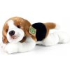 Rappa Plyšový pes bígel ležiaci 30 cm ECO-FRIENDLY