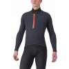 Castelli Entrata Thermal Jersey Ľahký Čierno/Červený XXL