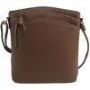 INT. Company Prírodne dámska crossbody kabelka so zlatými doplnkami hnedá