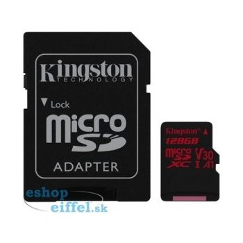 Kingston microSDXC 128GB UHS-I SDCR/128GB