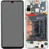Továrenský Huawei P30 Lite New Edition 24MP biely LCD displej s dotykovým rámom predný panel s batériou
