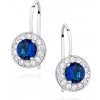 Olivie Detské strieborné náušnice BLUE 1625 Ag 925; ≤1,6 g.