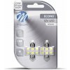 M-Tech C5W 31 mm 6 LED biele 2 ks LB027W