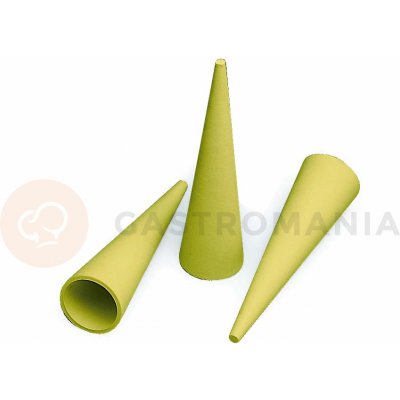 Martellato Plastové formičky na cannoli kužeľ 10 ks 30x120 mm CANNOLO Cannoli Moulds