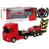 Autíčko R/C Mercedes-Benz s prívesom - červené